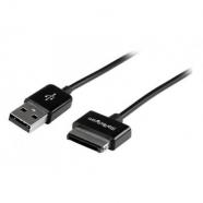 StarTech.com - Cable 50cm USB 2.0 Cargador y Datos para Asus Transformer Tablet - Negro