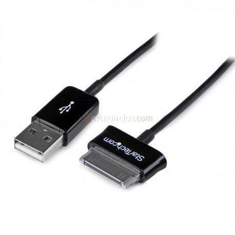 StarTech.com - Cable Adaptador 3m Conector Dock USB para Samsung Galaxy Tab - Negro - USB A Macho