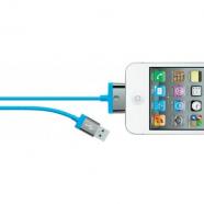 Belkin - MIXIT ChargeSync, 2m cable de teléfono móvil Azul USB A Apple 30-pin
