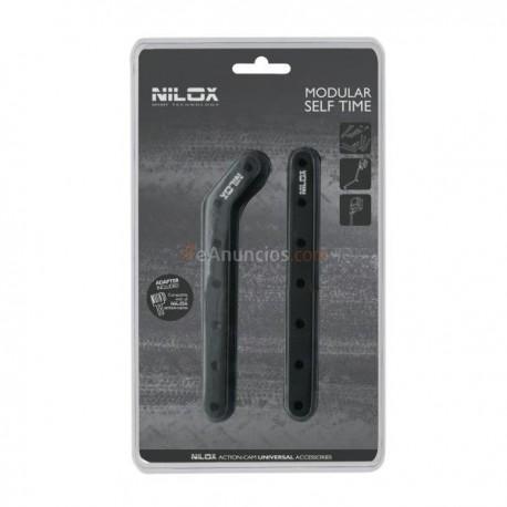 Nilox - MODULAR SELF-TIME Cámara Negro palo para autofotos