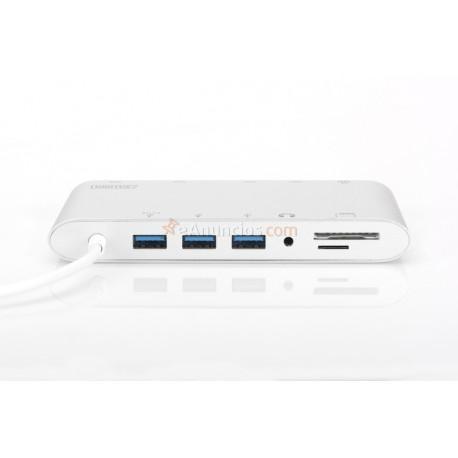 ASSMANN Electronic - DA-70861 estación dock para móvil TabletaSmartphone Plata