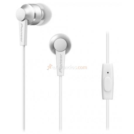 Pioneer - SE-C3T auriculares para móvil Binaural Dentro de oído Blanco