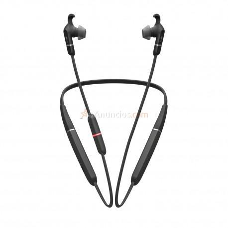 Jabra - Evolve 65e MS & Link 370 auriculares para móvil Binaural Banda para cuello Negro