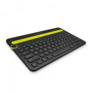 Logitech - K480 teclado para móvil Negro, Verde QWERTY Español Bluetooth