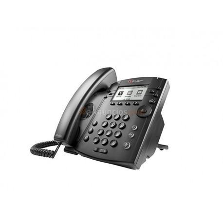 Polycom - VVX 301 teléfono IP Negro Terminal con conexión por cable LCD 6 líneas