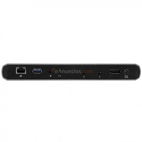 StarTech.com - Docking Station Thunderbolt 3 con Salidas Dobles de Vídeo 4K para Ordenadores Portátiles - Compatibl