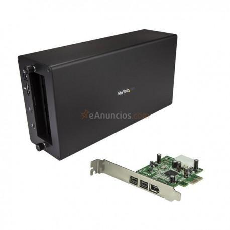 StarTech.com - Adaptador Conversor Thunderbolt 3 a FireWire - Tarjeta PCI Express y Caja Externa - FW800