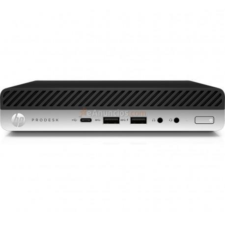 HP - ProDesk 600 G4 8 generación de procesadores Intel Core™ i5 i5-8500T 8 GB DDR4-SDRAM 256 GB SSD Negro, Plata
