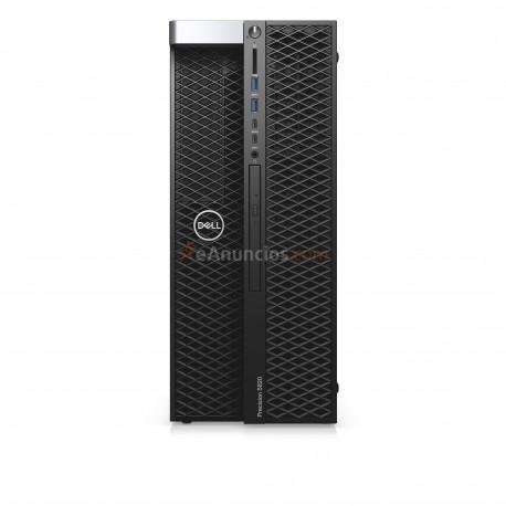 DELL - Precision 5820 Intel Xeon W-2123 16 GB DDR4-SDRAM 512 GB SSD Negro Torre Puesto de trabajo