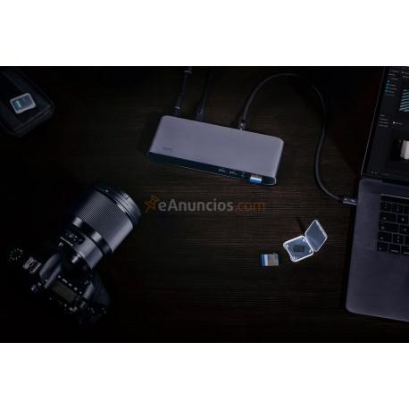 Elgato - 10DAC8501 hub de interfaz Thunderbolt 3 40000 Mbits Negro, Gris