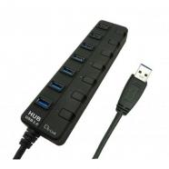 L-Link - LL-UH-307 5000Mbits Negro nodo concentrador