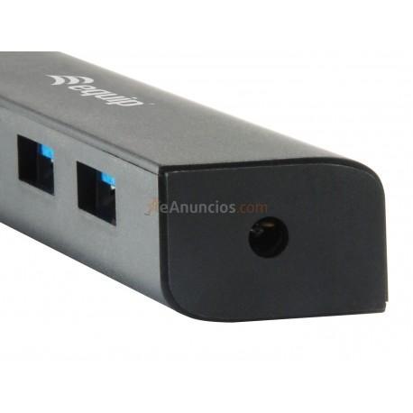 Equip - 128954 hub de interfaz USB 3.0 (3.1 Gen 1) Type-C 5000 Mbits Negro