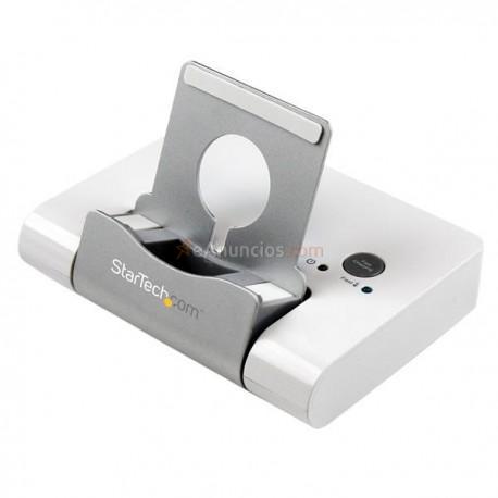 StarTech.com - Concentrador USB 3.0 de 3 Puertos - Hub con Puerto de Carga Rápida (2,1A) y Base para Portátiles y T