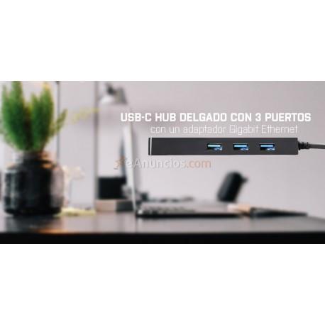 i-tec - Advance USB-C Slim Passive HUB 3 Port + Gigabit Ethernet Adapter