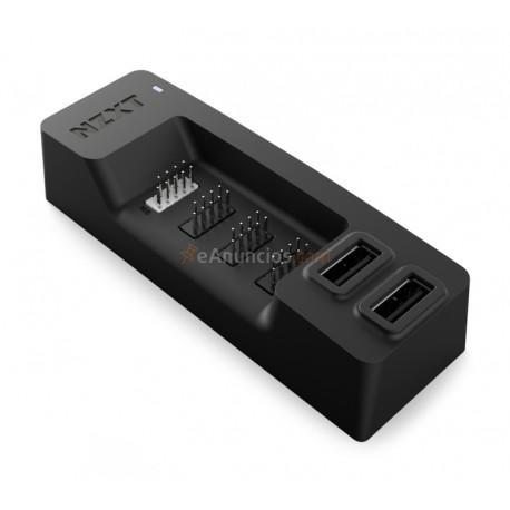 NZXT - AC-IUSBH-M1 hub de interfaz USB 2.0 480 Mbits Negro