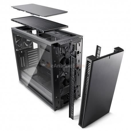 Fractal Design - Define S2 TG Midi-Tower Negro, Gris