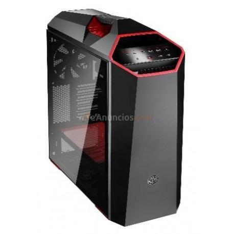 Cooler Master - MasterCase MC500Mt Midi-Tower Negro, Metálico, Rojo