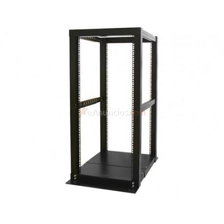 StarTech.com - Armario Bastidor de Marco Abierto con Profundidad Ajustable para Rack de Servidores - 4 Columnas 25U