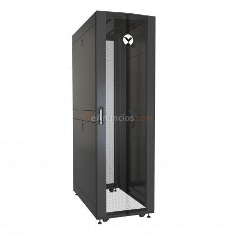Vertiv - VR Rack VR3100 estante 1361 kg Rack o bastidor independiente 42U Negro, Transparente