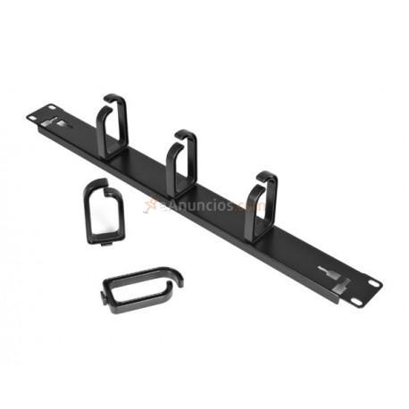 StarTech.com - Panel 1U de 19 Pulgadas para Gestión de Cableado con Anillas en D