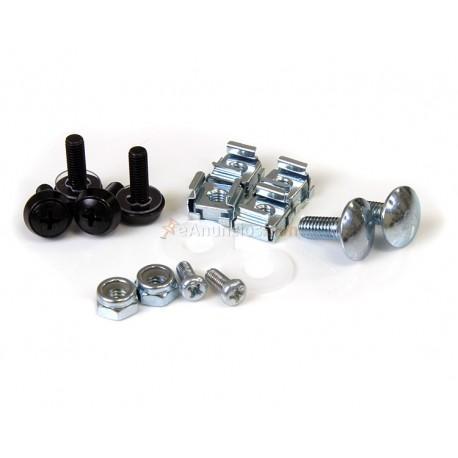 StarTech.com - Juego Kit de Riel DIN Ajustable Montable en Rack Armario con Rieles Top Hat Mini G Rails