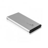 Ewent - EW7041 2.5 USB con suministro de corriente Aluminio, Negro storage drive enclosure