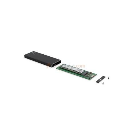 Ewent - EW7023 caja para disco duro externo Caja externa para unidad de estado sólido (SSD) Negro