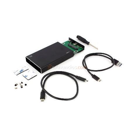 Ewent - EW7070 caja para disco duro externo 2.5 Carcasa de disco duroSSD Negro