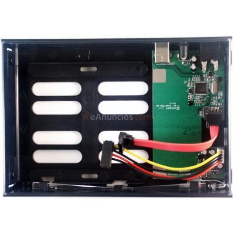 MCL - 8DD1-USB3 caja para disco duro externo 3.5 Negro