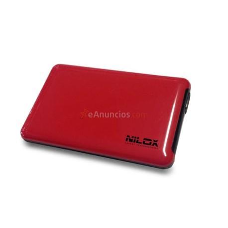 Nilox - DH0002RD caja para disco duro externo 2.5 Caja de disco duro (HDD) Rojo