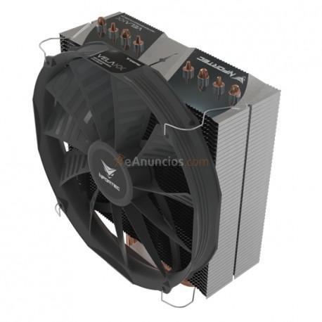 Nfortec - Vela KX - Disipador CPU, Color Negro