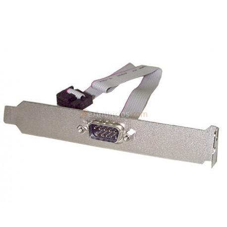 StarTech.com - Adaptador de 40cm de Header Bracket Serie DB9 RS232 a IDC 10 Pines para Placa Base - Cabezal Serial