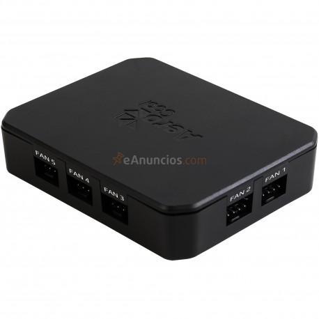 Aerocool - P7-H1 7channels Negro controlador de velocidad de ventilador