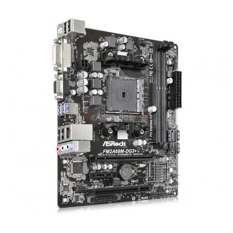 Asrock - FM2A68M-DG3+ placa base Socket FM2+ Micro ATX AMD A68