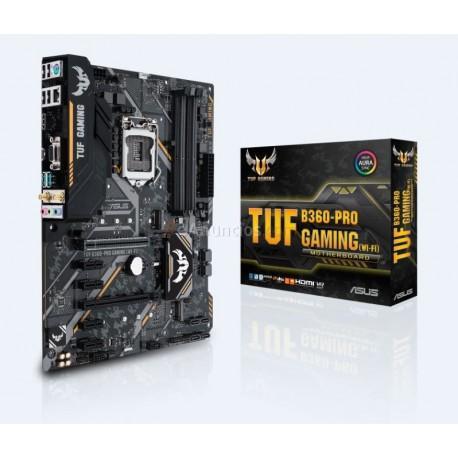 ASUS - TUF B360-PRO GAMING (WI-FI) placa base LGA 1151 (Zócalo H4) ATX Intel B360