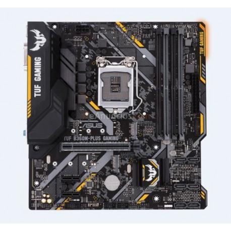 ASUS - TUF B360M-PLUS GAMING placa base LGA 1151 (Zócalo H4) Micro ATX Intel B360