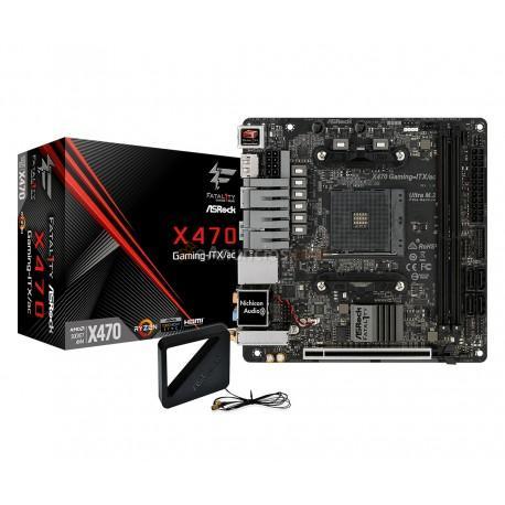 Asrock - Fatal1ty X470 Gaming-ITXac placa base Zócalo AM4 Micro ATX AMD Promontory X470
