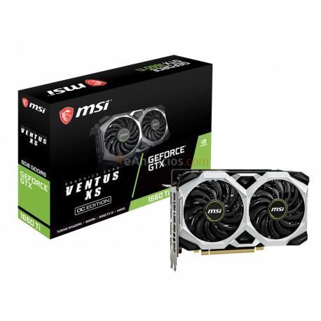 MSI - V375-032R tarjeta gráfica GeForce GTX 1660 Ti 6 GB GDDR6