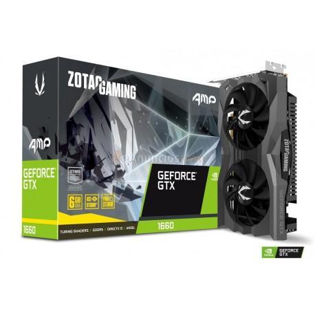 Zotac - ZT-T16600D-10M tarjeta gráfica GeForce GTX 1660 6 GB GDDR5