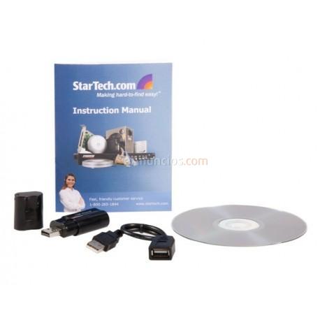 StarTech.com - Tarjeta de Sonido Estéreo USB Externa Adaptador Conversor - Negro