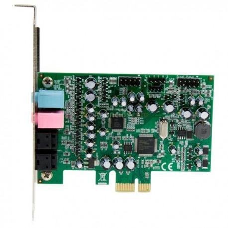StarTech.com - Tarjeta de sonido PCI Express con sonido envolvente de 7.1 canales 24bit 192 kHz