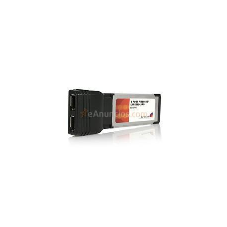 StarTech.com - Adaptador Tarjeta FireWire 400 de 2 Puertos 6 pines ExpressCard34 34mm 1394a