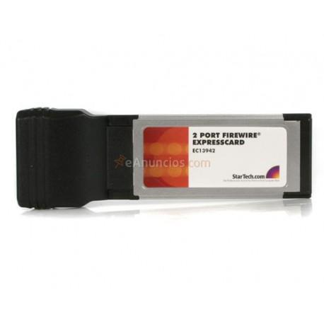 StarTech.com - Adaptador Tarjeta FireWire 400 de 2 Puertos 6 pines ExpressCard34 34mm 1394a