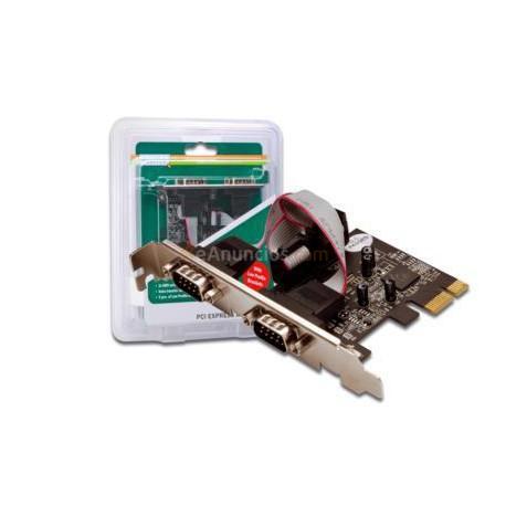Digitus - 2 x DB9 M tarjeta y adaptador de interfaz De serie Interno