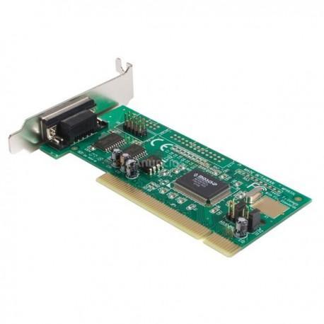 StarTech.com - Tarjeta Adaptadora PCI de Perfil Bajo de 2 Puertos Serie RS232 DB9 UART 16550