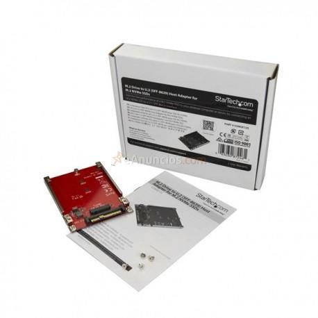 StarTech.com - Tarjeta Adaptador PCI Express M.2 a U.2 SFF8639 para SSD NVMe M.2 - Conversor para SSD M.2 - Tarjeta