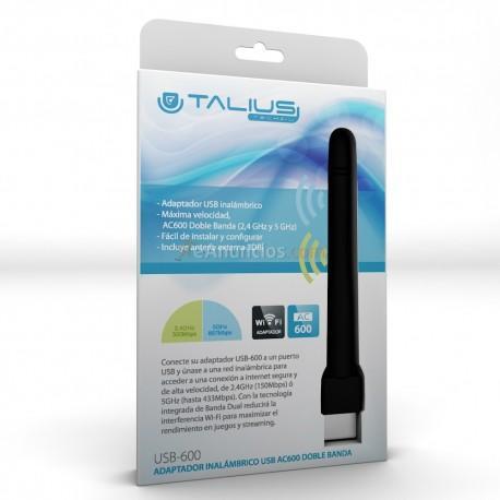 TALIUS - red usb wireless 600Mbps USB600
