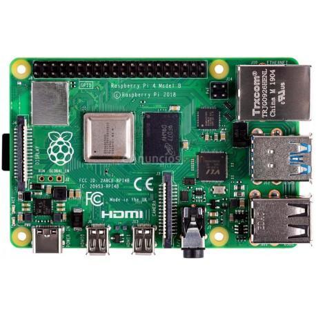 Raspberry Pi - 4 Model B placa de desarrollo 1,5 MHz BCM2711 - 22389379