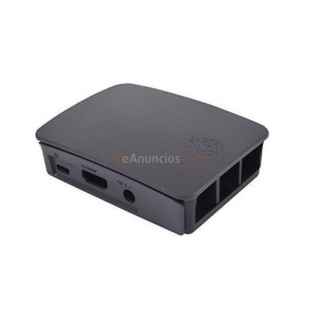Raspberry Pi - RPI3-CASE-BLK-GRY accesorio para placa de desarrollo Viviendas Negro, Gris