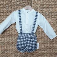 A ranita tirantes angela tirado azul cuadros estrellas r400131